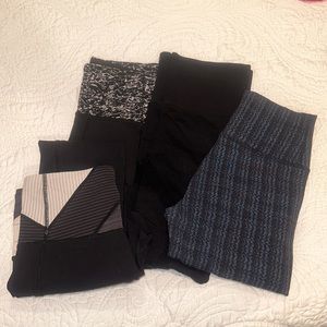 Bundle of 4 leggings size 4 and size Small